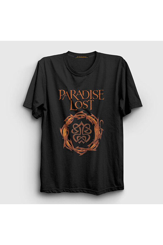 Unisex Black Logo Paradise Lost T-Shirt 549927Tt