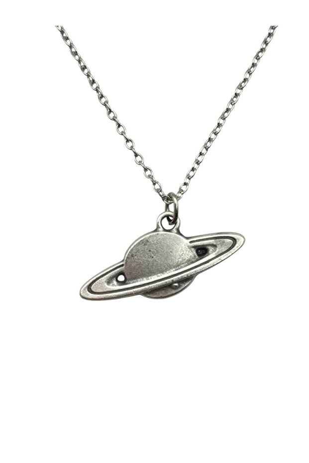 Saturn Planet Unisex Necklace – Antique and Mystical Design