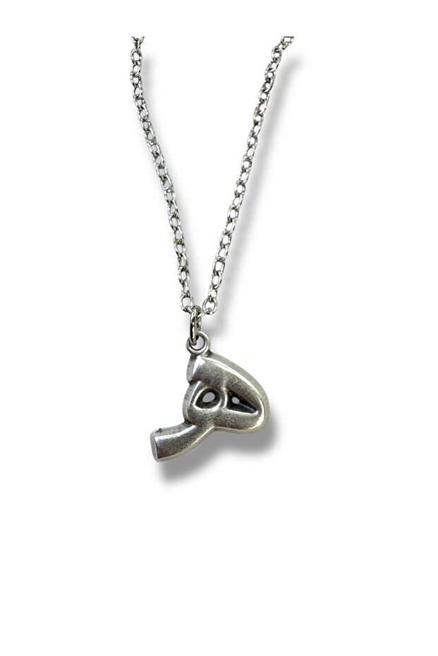Arabic Letter H Necklace – Letter H Zincak Plated with 60 cm Chain