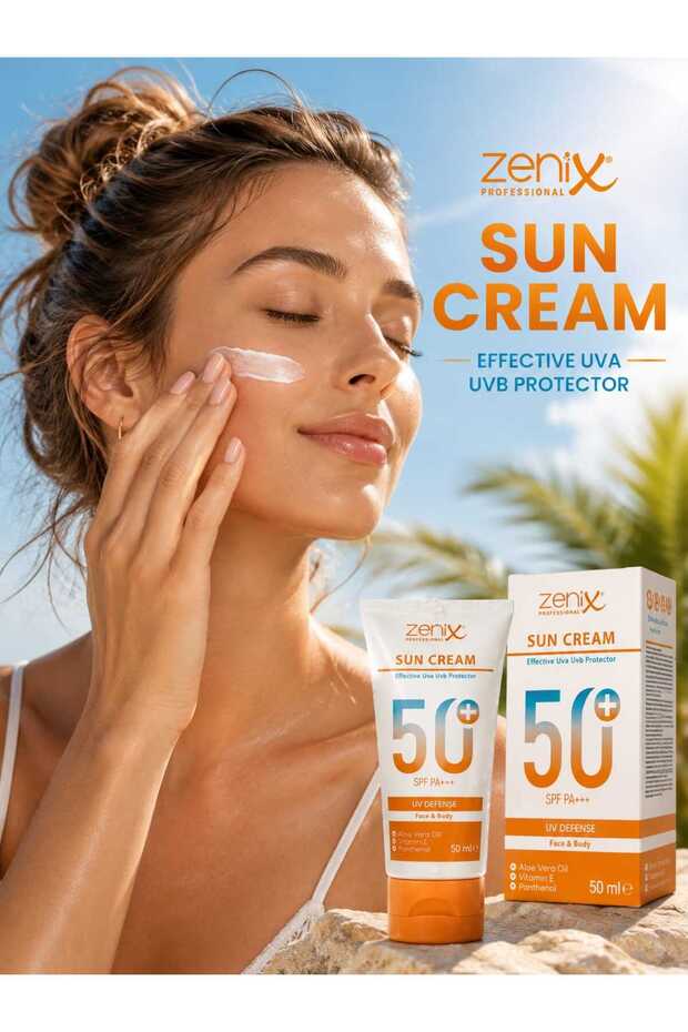Face Sun Protection Cream Sun Cream 50+ Spf 50 ml - Sun Protection Cream