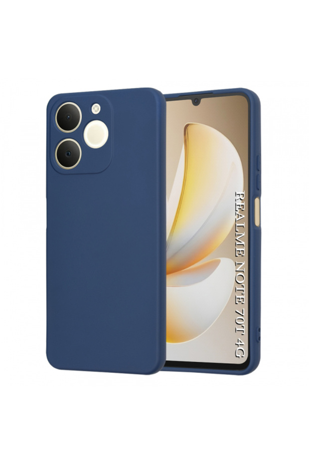 Husă pentru Realme Note 70T, Techsuit, SoftFlex, Bleumarin - 1