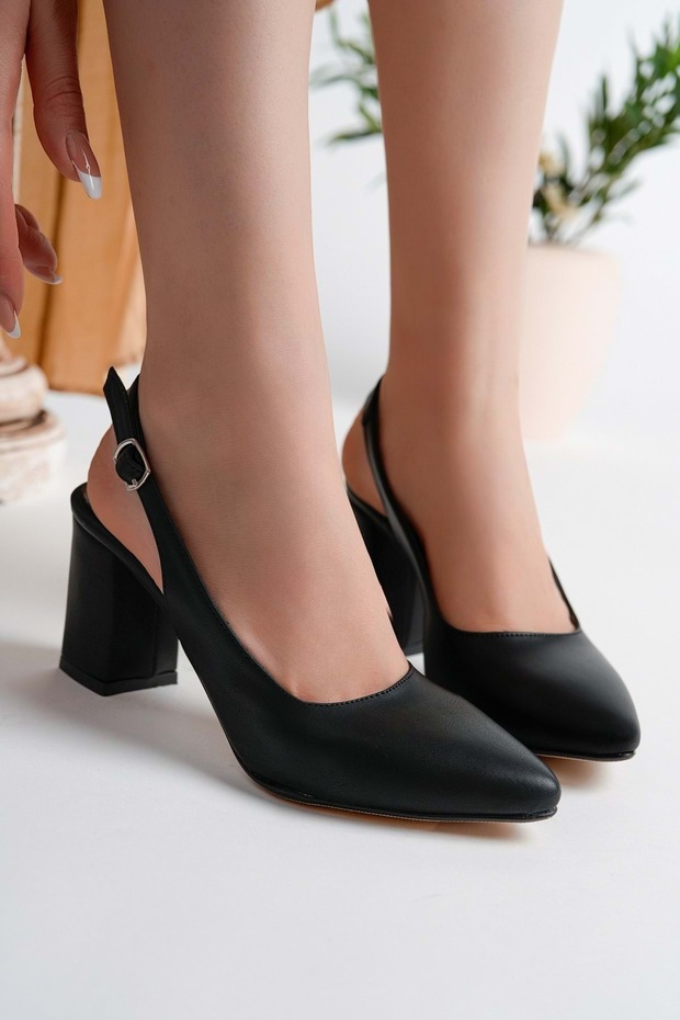 Ba04462 Women's Black Classic 8 cm Heeled Shoes - 39