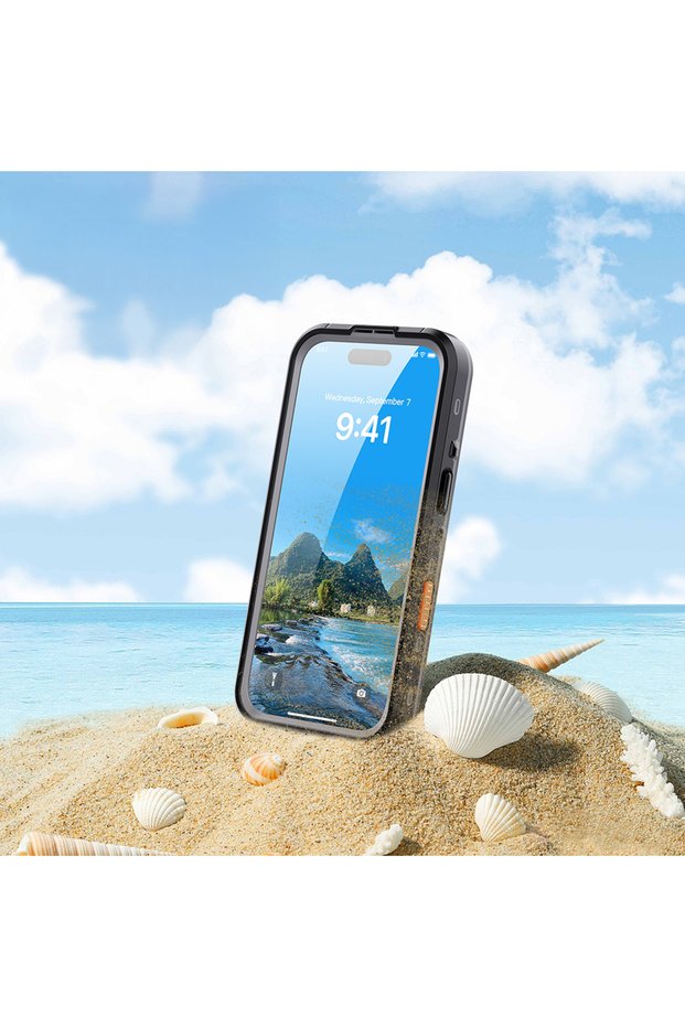 iPhone 17 Case Waterproof Compatible with All Types of Weather and Natural Conditions with Shock-Absorbing Feature