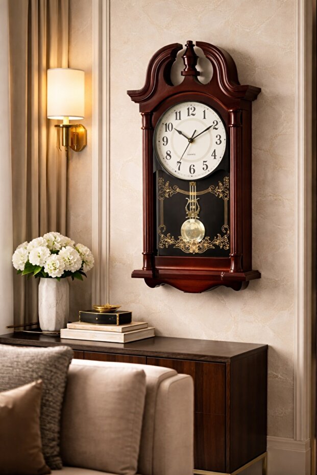 Silent Wall Clock with Pendulum - Sorvian - 3
