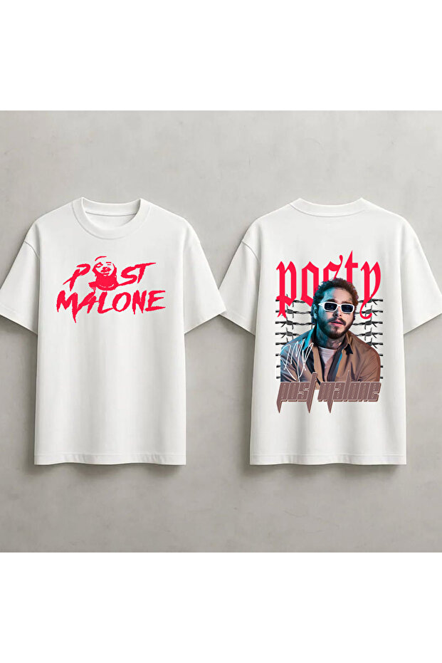 Post Malone Printed Unisex 100% Cotton Oversize T-Shirt