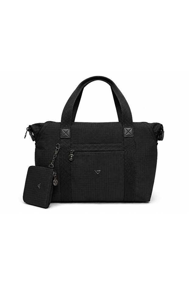Women's Shoulder and Hand Bag for Daily Use with Mini Pouch Accessories