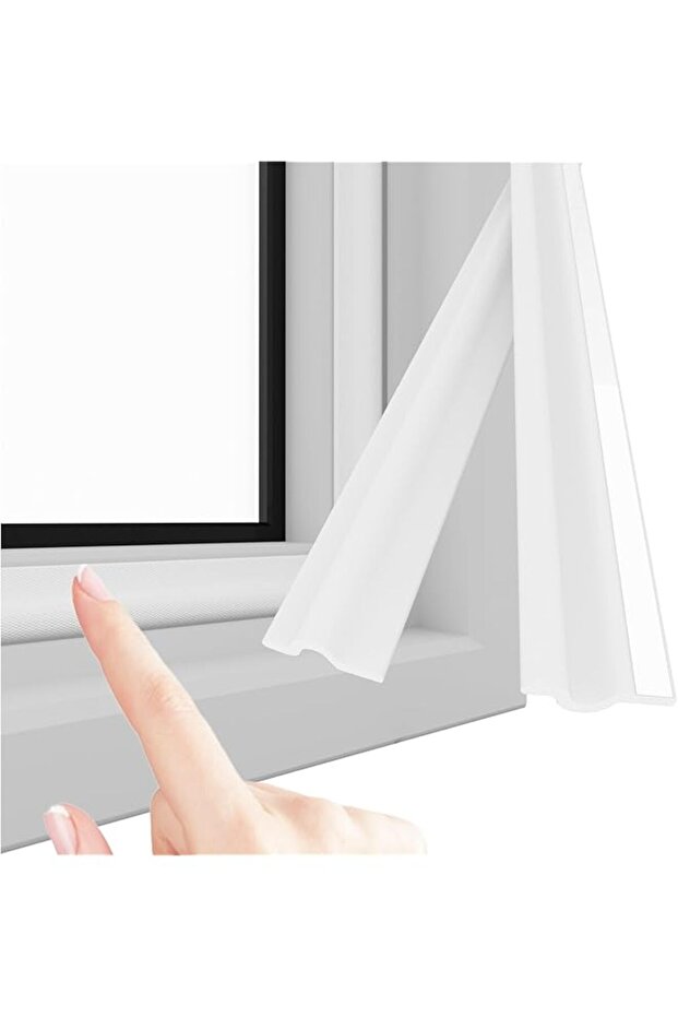 Window Draft Stopper Seal Strip, Self-Adhesive Foam Windows Weather Stripping, Window Insulation Sea