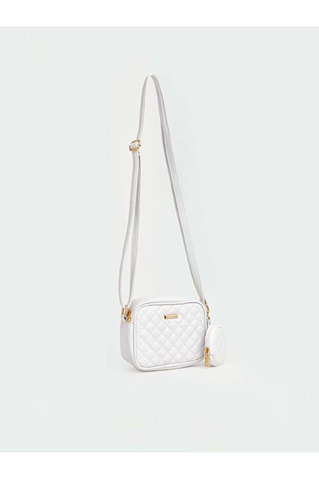 Leather-look girls' shoulder bag