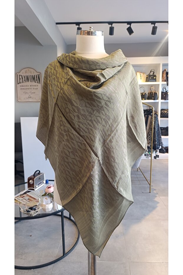 Noura Scarf Cotton Lyocell Scarf Diamond Mi̇ora