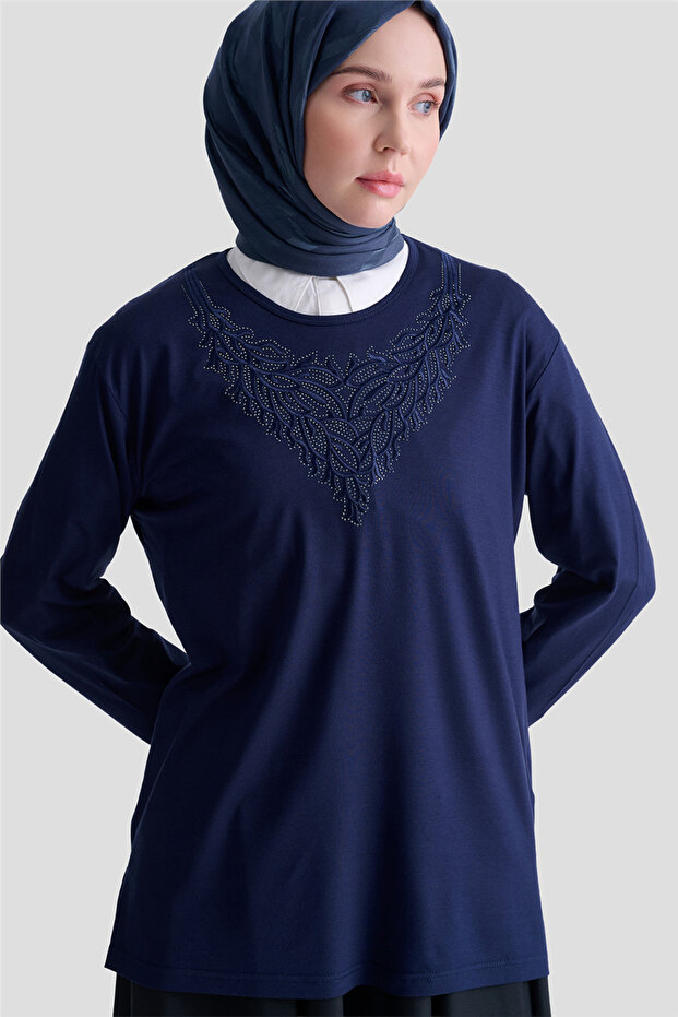 Combed Navy Blue - 4