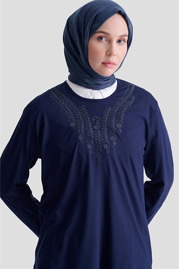 Combed Navy Blue - 3