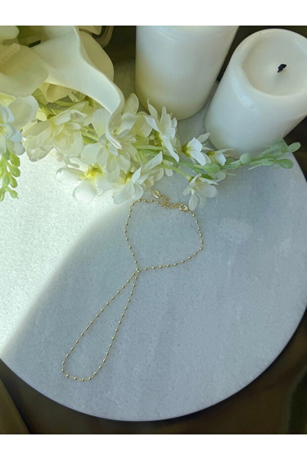 Gold Şahmeran Small Ball Chain Stainless Steel