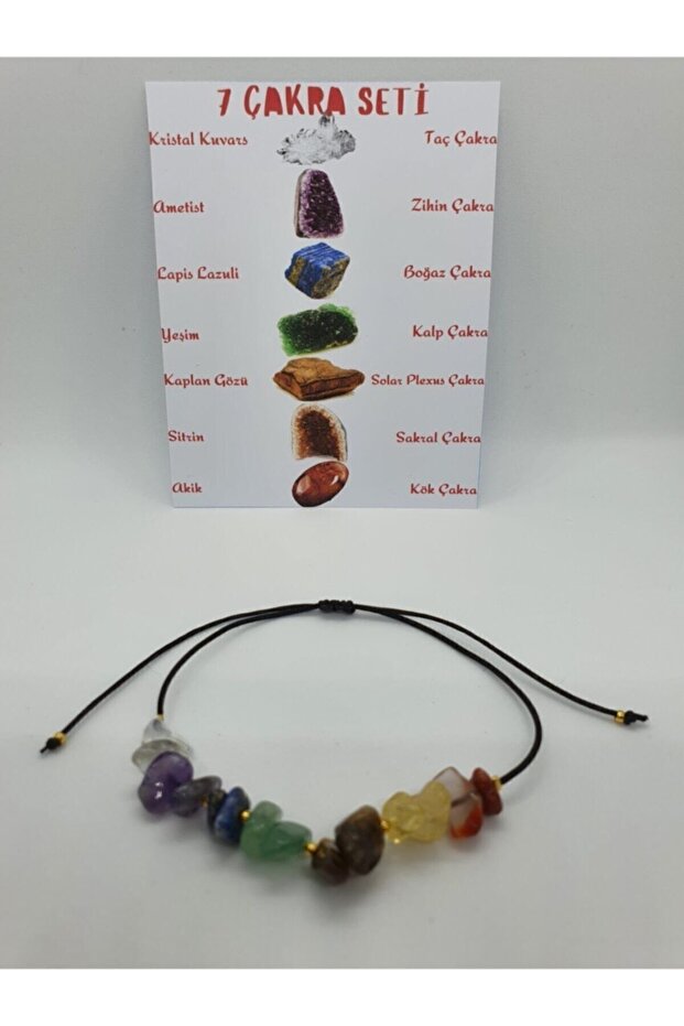 Natural 7 Chakra Stone Bracelet Original Natural Stone