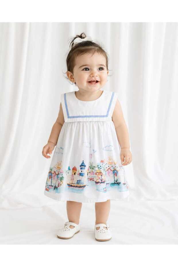 Baby Girl Panty Dress and Bandana Set