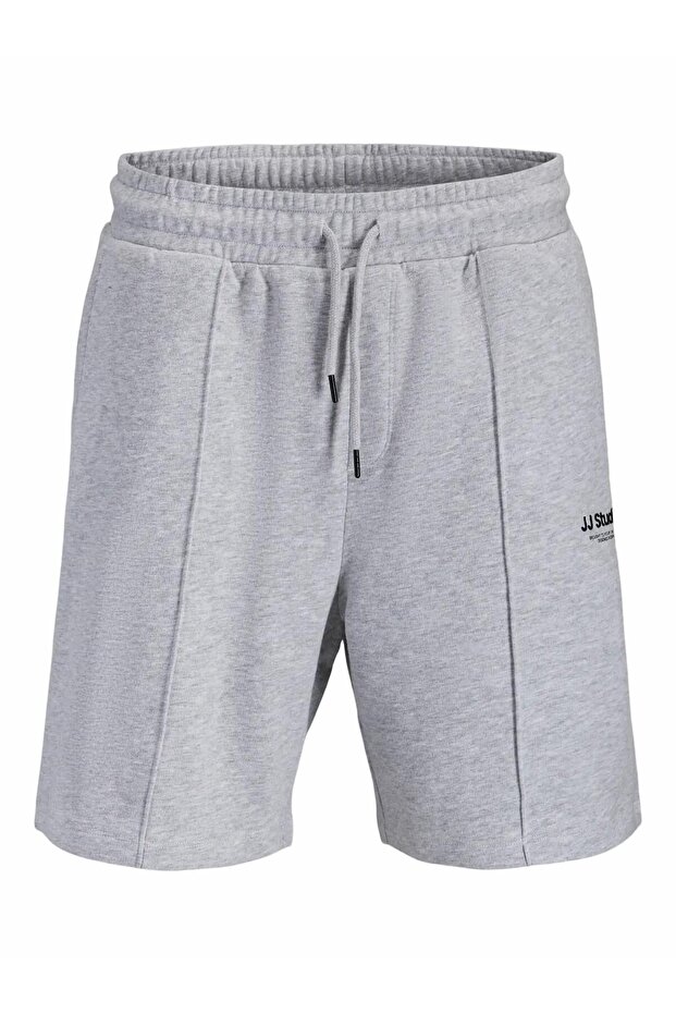 Men's Gray Jpstkane Soho Sweat Shorts Mid Sn Shorts 12288620-Lightgrey