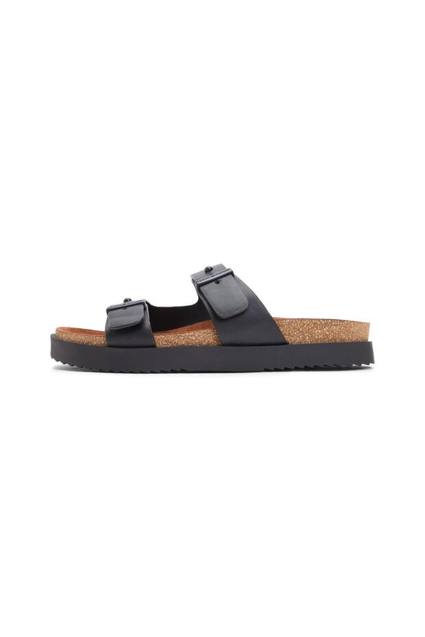 Cork Adjustable Leather Sandals