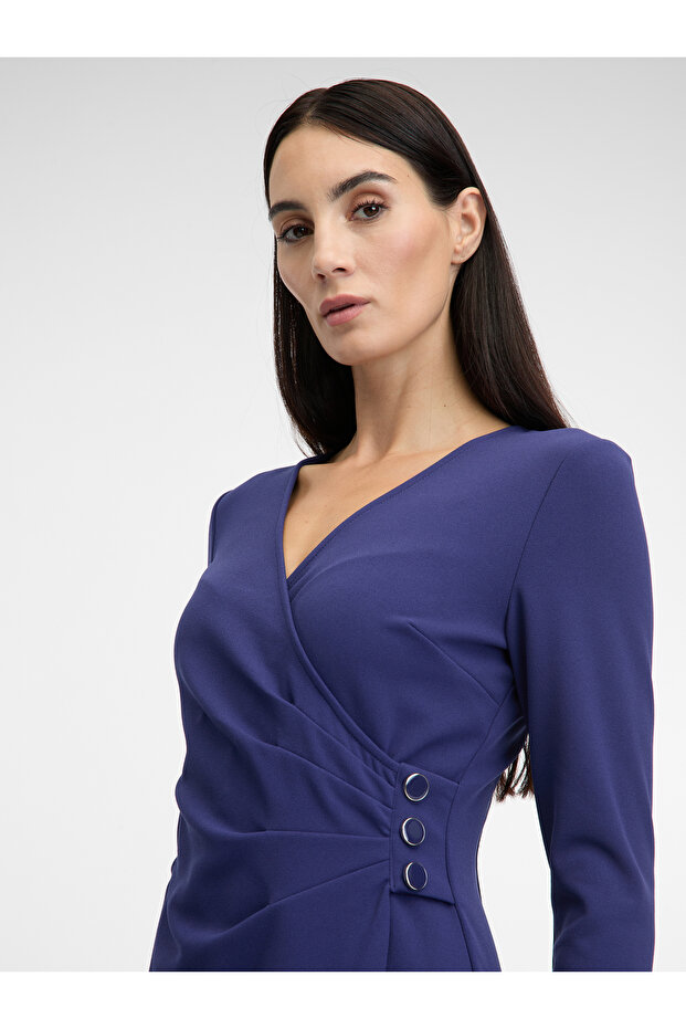 Rochie albastru închis - 6