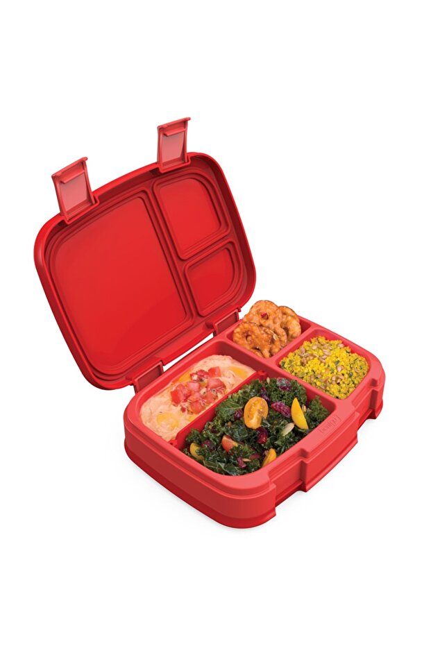 - 4 Compartments Fresh Version 2 Lunchbox - Red - 1