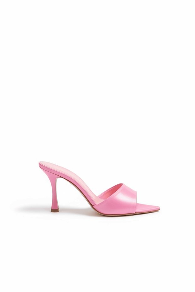 Lies Powder Patent Leather Women's Heeled Shoes