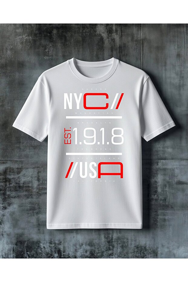 Esli Logo Printed Oversize T-Shirt