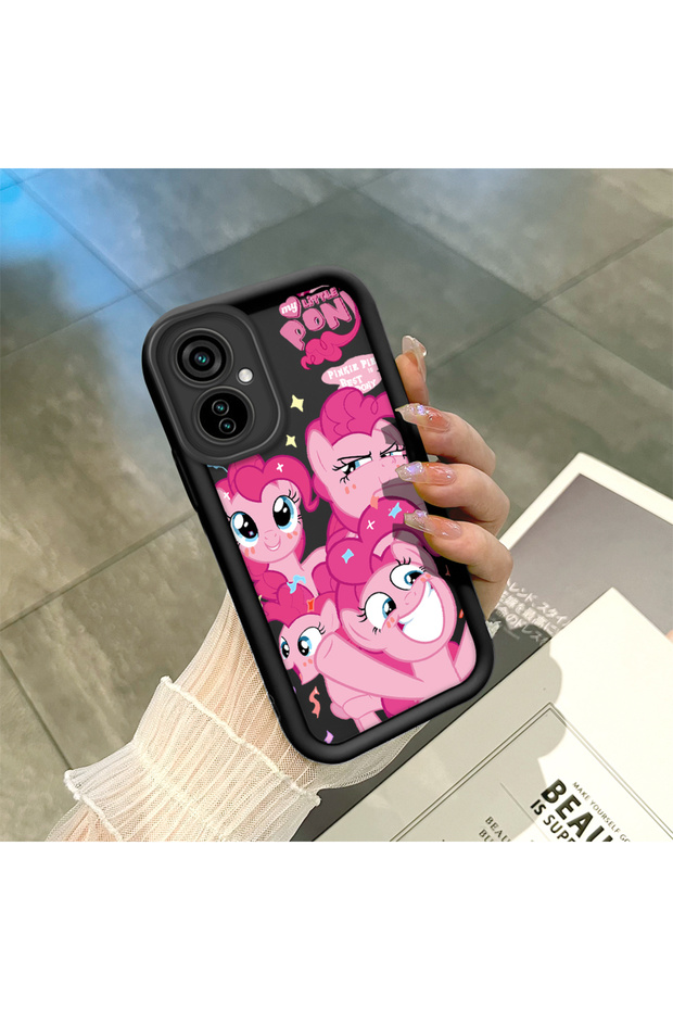 حافظة سيليكون سوداء متوافقة مع هاتف Tecno Camon 19 Neo(CH6i) مقاومة للصدمات مع حماية للكاميرا