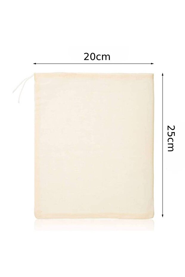5pcs 5pcs 20x25CM Reusable Drawstring Cotton Soup Bag Straining Cheesecloth Bag Bag for Cooking Mus