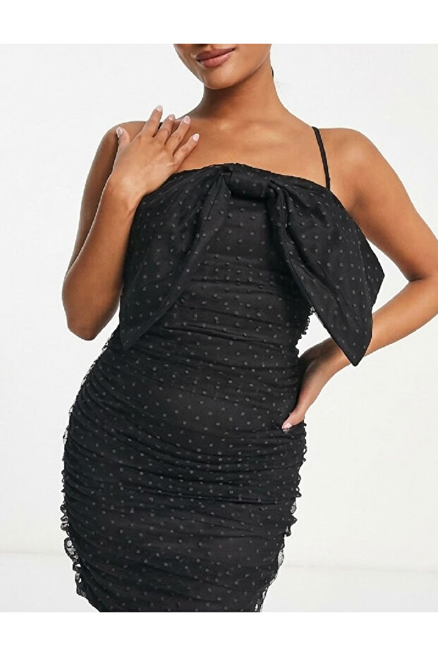 Rochie scurta, Negru - 2