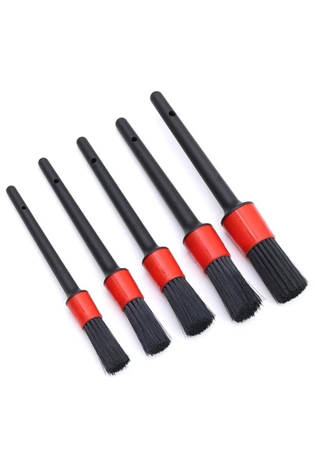 89-01 5Pcs Car Cleaning Brush Kit Soft Bristle Detail Brushes For Motorcycle Car Detailing Brush Set