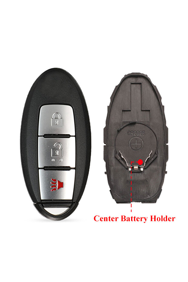 3 Buttons Panic jingyuqin Car Remote Key Shell for Nissan Cube Juke Versa Note X-Trail Qashaqai Sunn