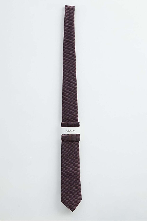 Men's Micro Patterned Tie - 1