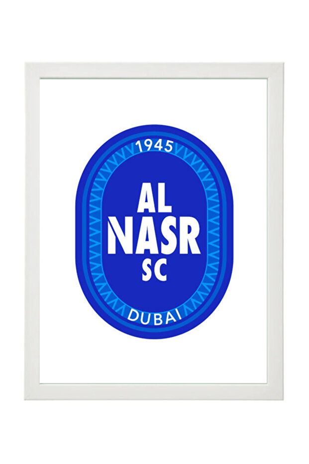 Al-Nasr SC, UAE Pro League , Soccer Gift , Poster with Frame 30x40cm