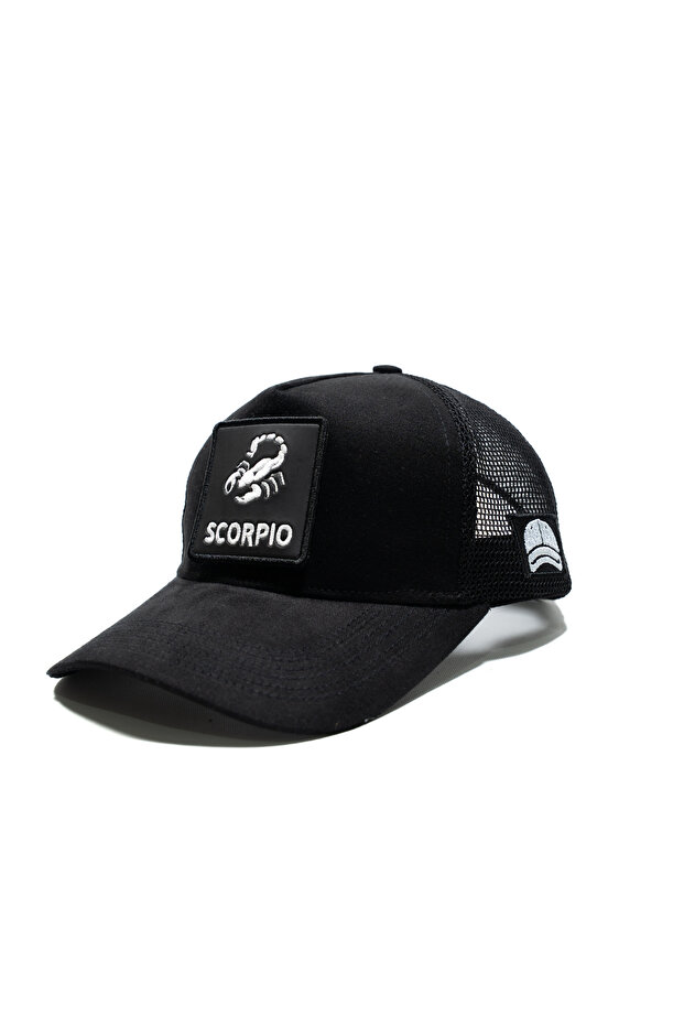 Scorpio Sign Patch Detailed Mesh Cap | Sports Hat Suitable for Daily Use