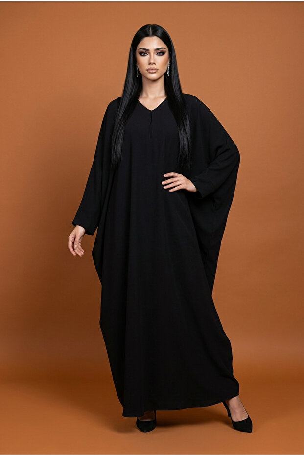 عباية مشلح ساده كم مقلوب