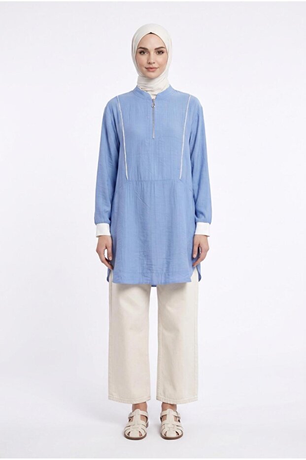 Stone Stripe Detailed Tunic-26Yt466