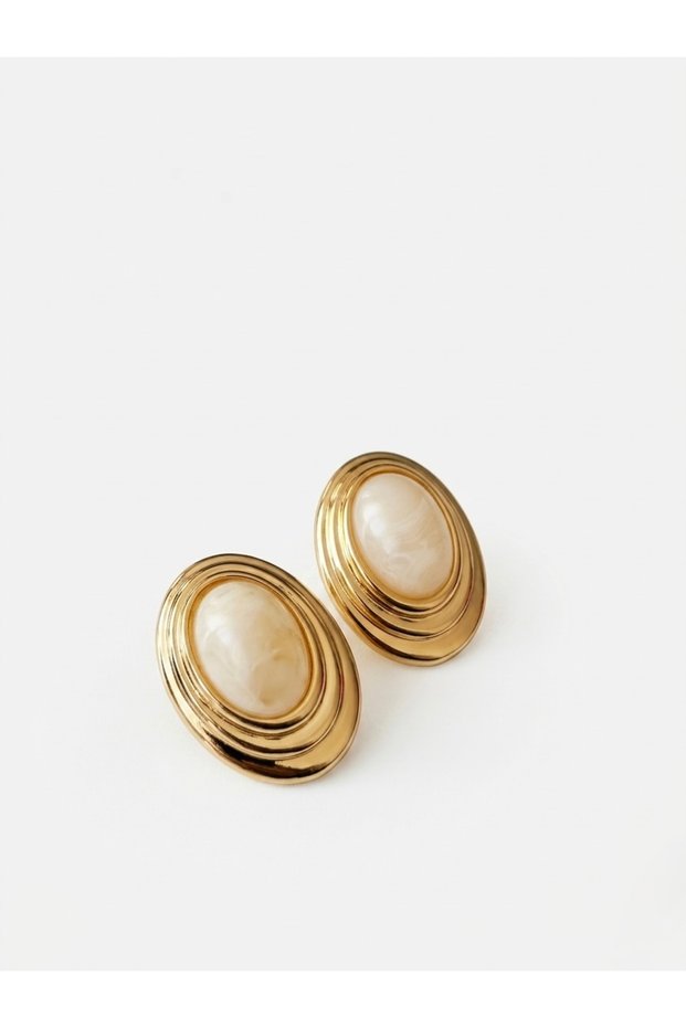 Pearlescent Gold Women's Earrings