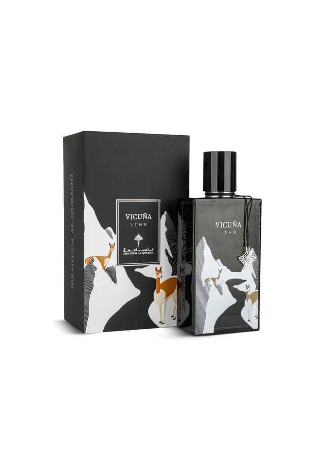 عطر فيكونا ليذر من إبراهيم القراشي - 75 مل، عطر فاخر طويل الأمد