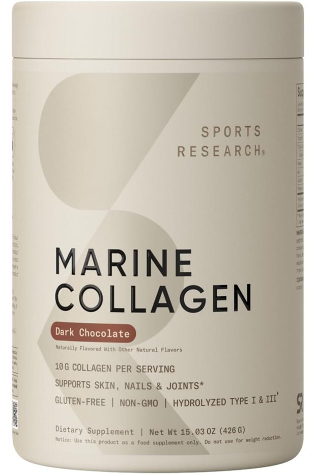 Marine Collagen Peptides - Beauty Collagen Supplement for Women & Men (Dark Chocolate)