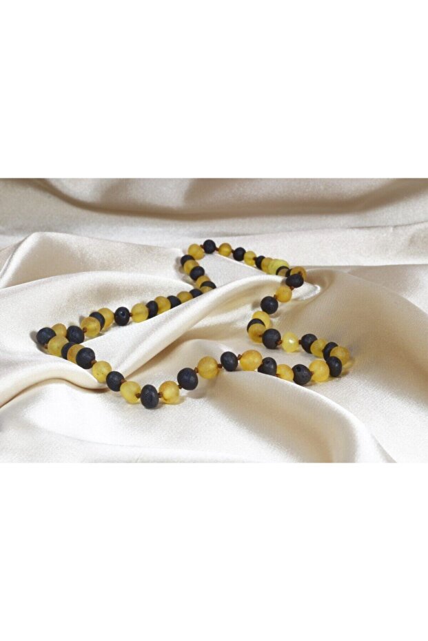 Women's Genuine Drop Amber Mixed Necklace
