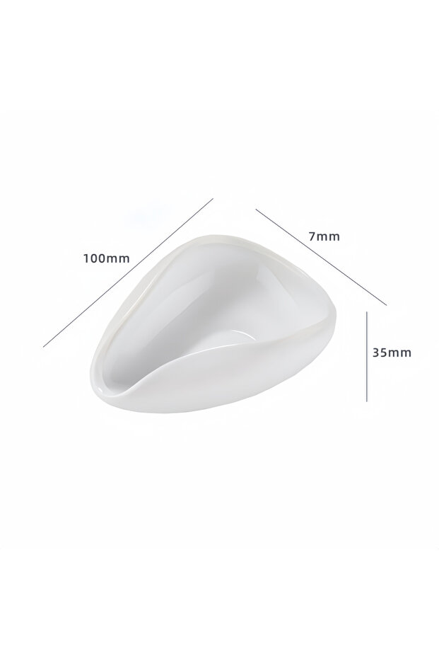 white Coffee Bean Metering Plate Ceramic Bean Dish Coffee Powder Tea Dose Trays Exquisite Home Kitch