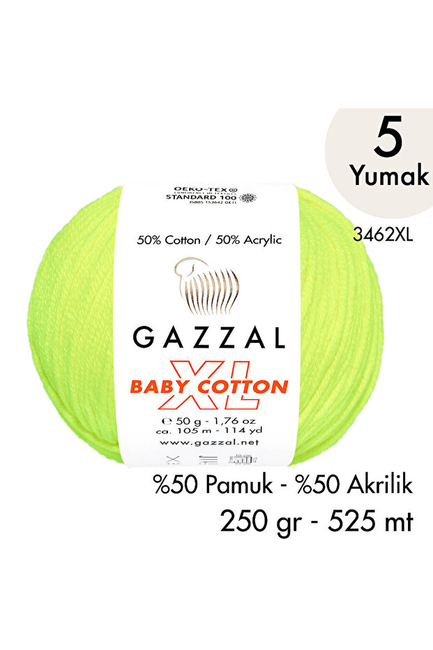 Baby Cotton XL 3462XL- - 5 Yumak