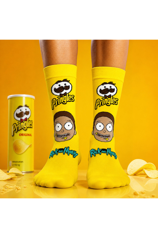 Chips Patterned Colorful Scented Unisex Socks