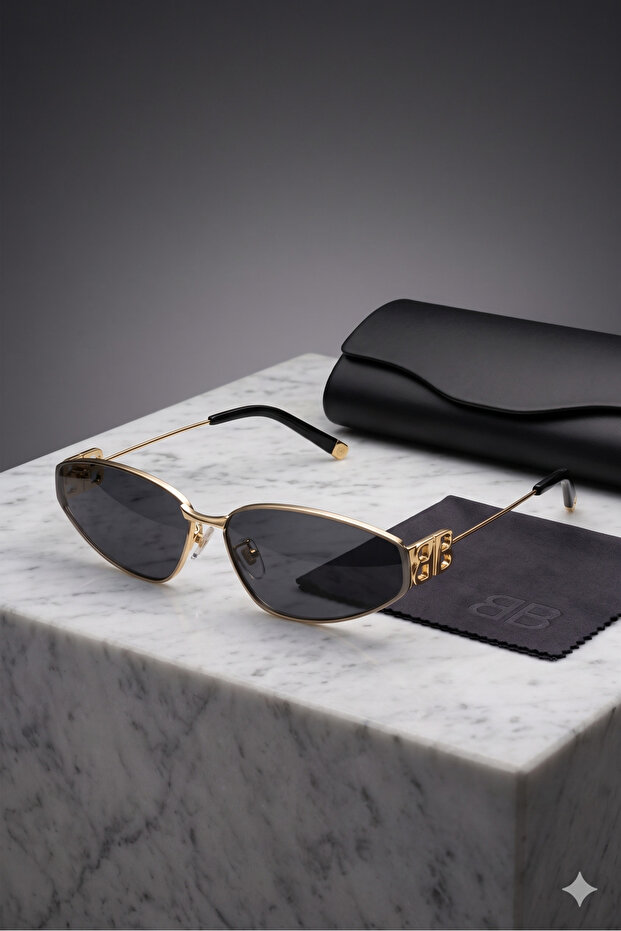 Shadow |   Cat Eye Sloved Lens Sunglasses Modern Luxury Designed Glasses New Model Unisex