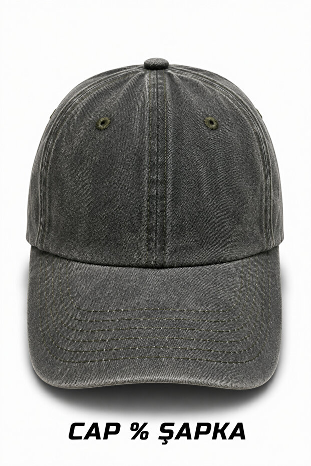 Unisex Smoked Vintage 100% Cotton Baseball Cap Washed Cap