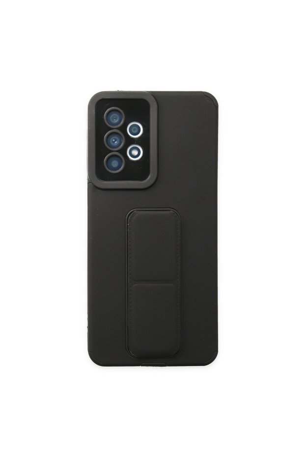 Samsung Galaxy A33 5g Compatible Case with Mega Stand Silicone - Black
