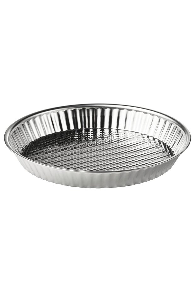 VINTERROCKA Pie dish, stainless steel, 30 cm/2.2 l