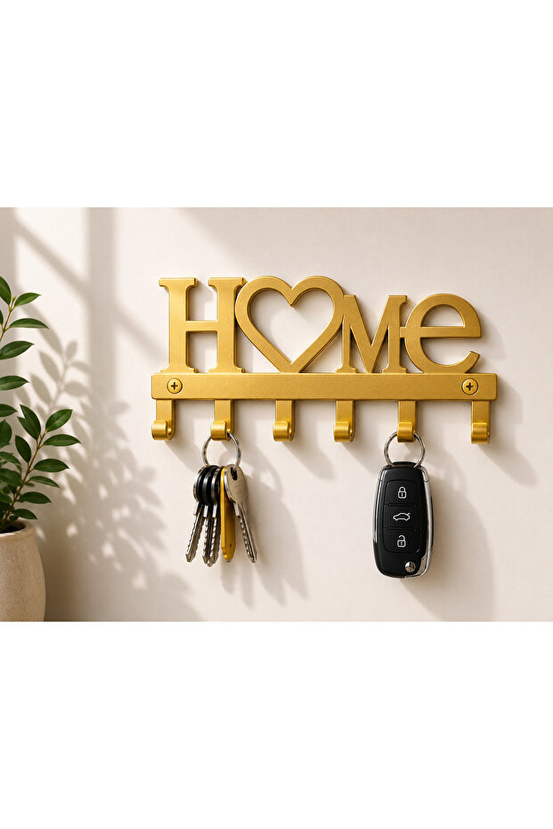 Home Designed Keychain Hanger – Decorative 3D Printed Wall Keychain 25X10 cm