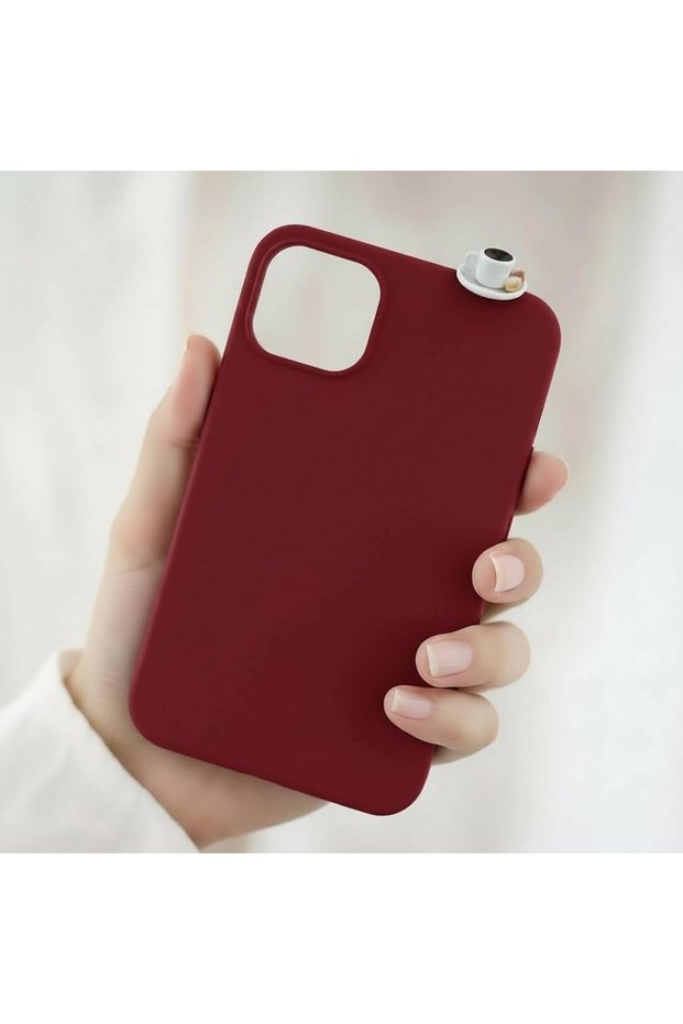 iPhone 14Pro Delightful Coffee Figured Silicone Case