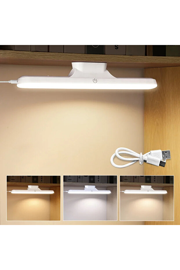 White LED Makeup Light Rechargeable Magnetic Eye Protection Mirror Lamp Touch Wall Lights 30CM For S