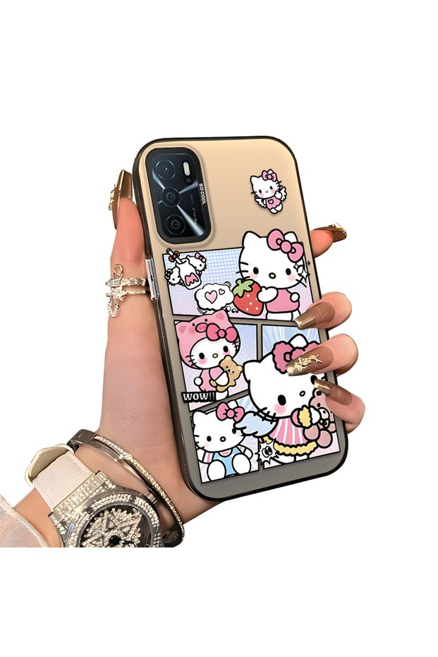 Oppo A55 4g Compatible Stylish Cartoon Printed Shockproof Case