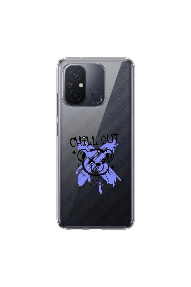 Redmi 12C Compatible Graffiti 8 Design Transparent Case